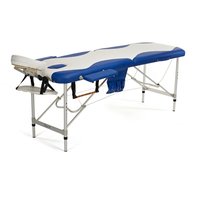 Massasjebenk med metallbein - 2 soner - Tofarget Massasjebenk med metallbein - 2 soner - Tofarget