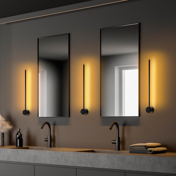Glavo vegglampe 1 - Sort Glavo vegglampe 1 - Sort
