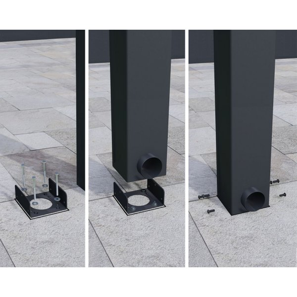 Altantak Stockholm 3.4X7.4 - Grå Altantak Stockholm 3.4X7.4 - Grå