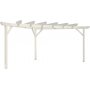 Modular Garden Hjrnepergola 4,2m - Hvitlakkert