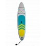 SUP-padlebrett 320 cm bl�/gul | Oppbl�sbart stand-up-padlebrett med tilbeh�r