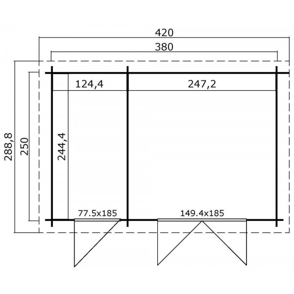 Rolf A Anneks 9,5 m² Rolf A Anneks 9,5 m²