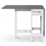 Klappbord Hvitt 30/90/150x80 cm - Fårö Klappbord Hvitt 30/90/150x80 cm - Fårö