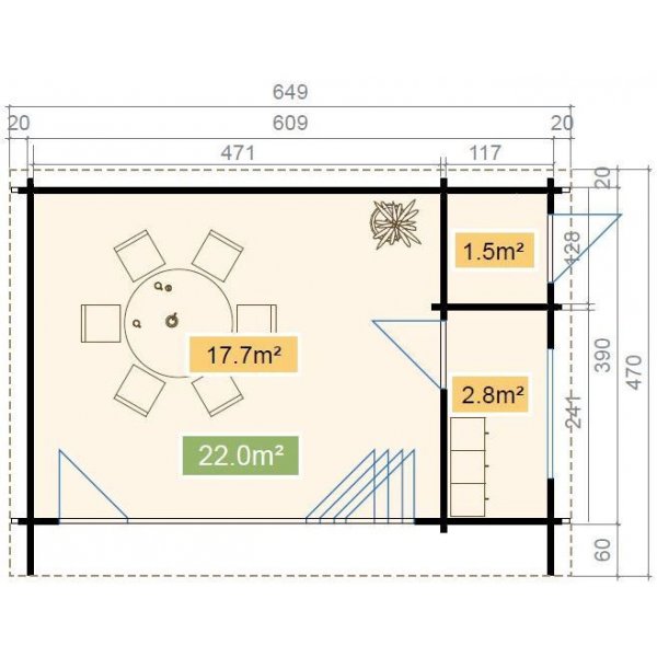 Anneks Java - 23,4 m�
