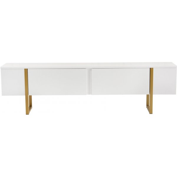 Serenity TV-stativ 180 cm - Hvit/gull