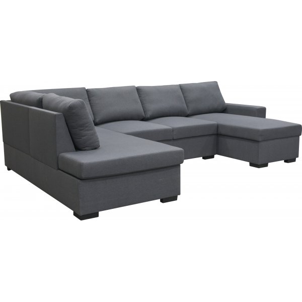 U-sofa Solna vendbar - 309 cm - mørkegrå U-sofa Solna vendbar - 309 cm - mørkegrå