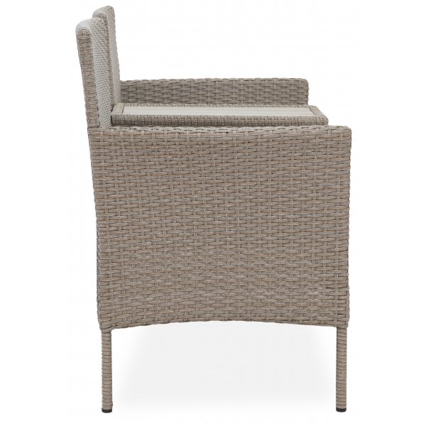 Duo sofa for to personer med sidebord + Tekstilimpregnering for utemøbler Duo sofa for to personer med sidebord + Tekstilimpregnering for utemøbler