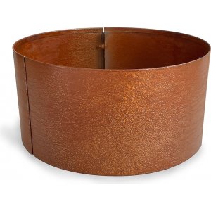 Corten stlpotter rund - 40 cm