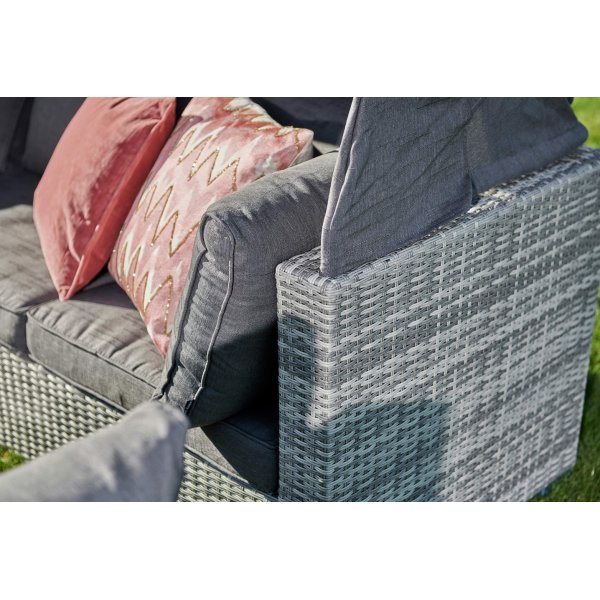 Slättvik byggbar loungegruppe med 5 deler - Grå Slättvik byggbar loungegruppe med 5 deler - Grå