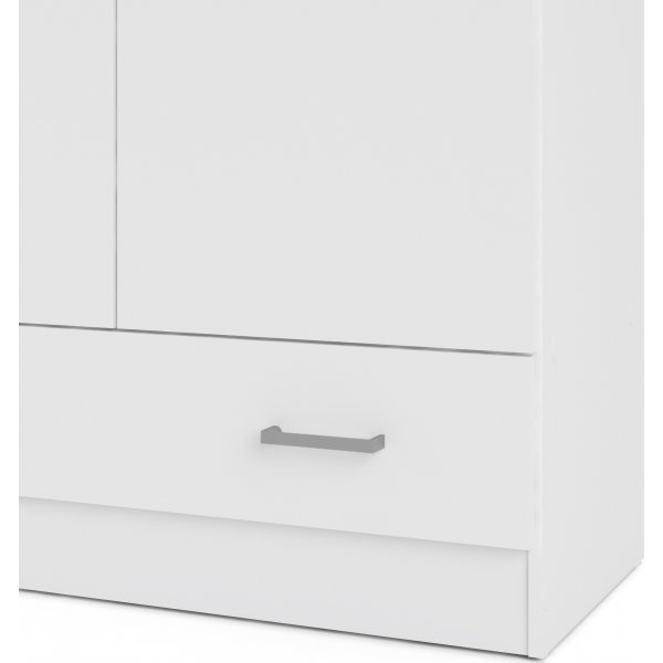 Hvit Space-garderobe, 80 cm bred og 170,5 cm høy Hvit Space-garderobe, 80 cm bred og 170,5 cm høy