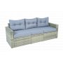 Stor loungegruppe 7 deler | Sofa, lenestoler, bord og krakker | Gr�