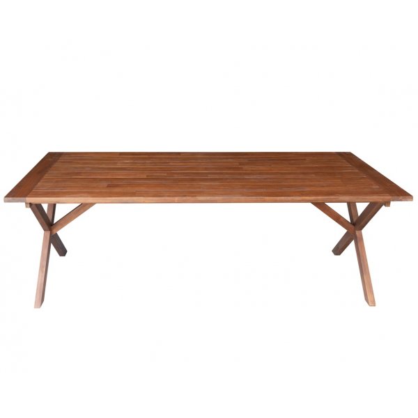 Utebord Oxford 220 cm - Brunlasert + Tekstilimpregnering for utemøbler Utebord Oxford 220 cm - Brunlasert + Tekstilimpregnering for utemøbler