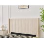 Sengeramme med hodegavl og oppbevaring 180 x 200 cm - Beige - Bianca