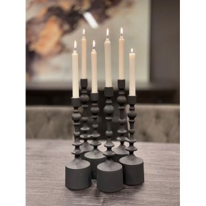 Basilio lysestake liten - Svart Basilio lysestake liten - Svart