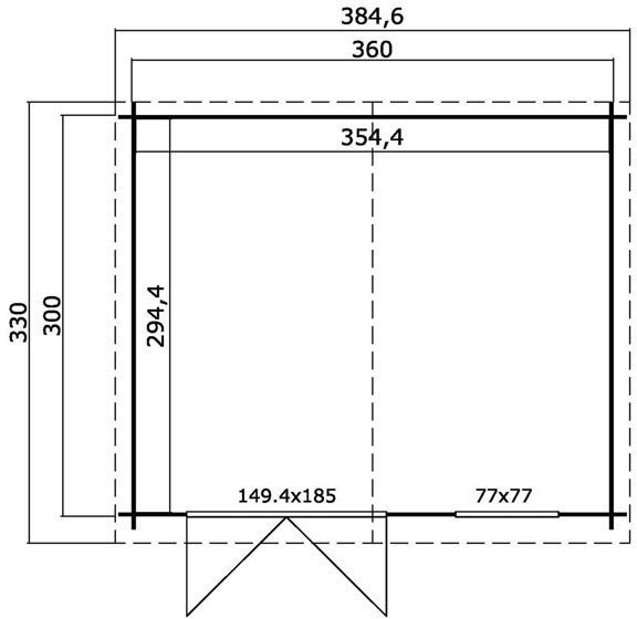 Anneks Teddy A - 11 m² Anneks Teddy A - 11 m²