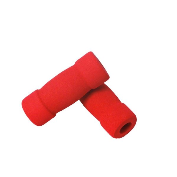 Sett med hjul og håndtak for sparksykkel 125 mm - Rød Sett med hjul og håndtak for sparksykkel 125 mm - Rød