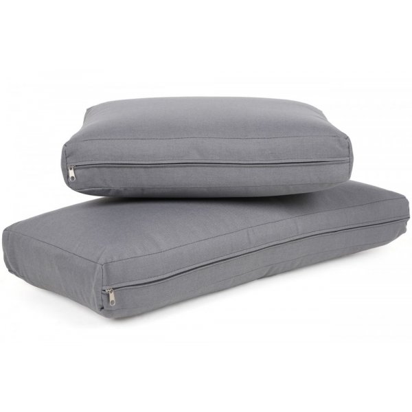 Modulsofa Porto med bord - Gr�/m�rkegr�