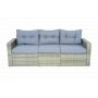 Stor loungegruppe 7 deler | Sofa, lenestoler, bord og krakker | Gr�