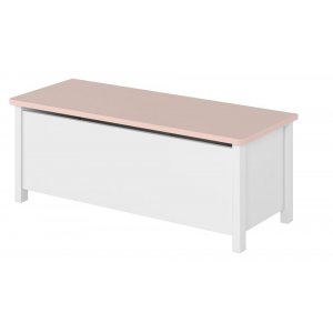 Stephany oppbevaringskommode - Hvit/rosa