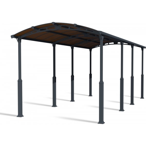 Canopia Alpine Metal Carport For Bobil 3,6 x 8,5 - Gr�