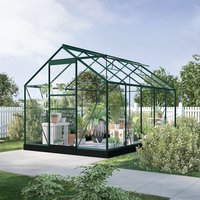 Drivhus Neptunus - Grønt 6,2 m² herdet glass Drivhus Neptunus - Grønt 6,2 m² herdet glass