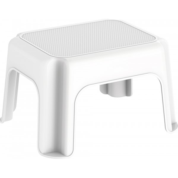 Plastkrakk hvit | Baderomskrakk