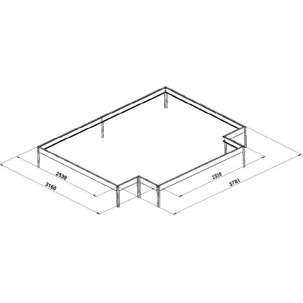 Drivhus Triton med herdet glass - 10,2 m² + Drivhusrengjøring Drivhus Triton med herdet glass - 10,2 m² + Drivhusrengjøring