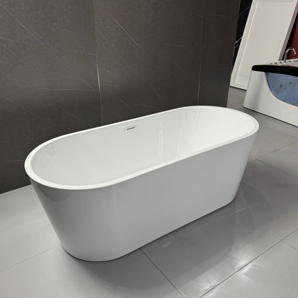 Frittst�ende badekar 150�75 cm - Hilo