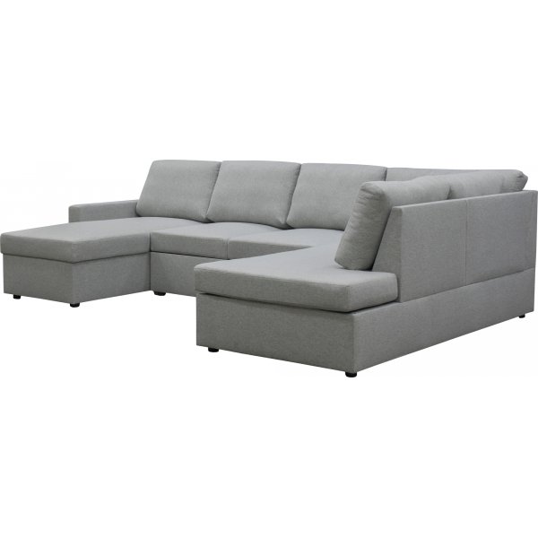 U-sofa sovesofa Tärnö vendbar med oppbevaring - 304 cm - lys grå U-sofa sovesofa Tärnö vendbar med oppbevaring - 304 cm - lys grå
