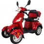Tur-scooter med 4 hjul - svart & rd 1000W