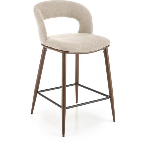 Barkrakk beige/valn�tt seteh�yde 65 cm - Pelican