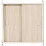 1 Paris overskap 68 x 60 cm - Beige/Whitewash