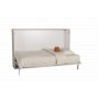 Sengeskap Compact Living horisontal veggseng - 120x200 cm - hvit