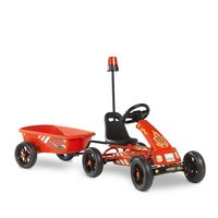 Tråkkebil Foxy Fire + tilhenger Tråkkebil Foxy Fire + tilhenger