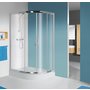 Kvadrant TX dusjhjrne med gulv - 5 mm glass (venstre modul)