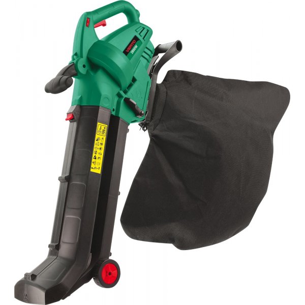 Elektrisk bladblser/bladsuger 2800 W