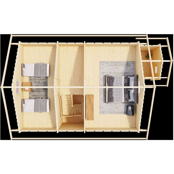 Feriehus Elliot C - 42,5 m² Feriehus Elliot C - 42,5 m²