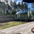Popular drivhus 6,2 m² - svart Popular drivhus 6,2 m² - svart