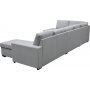U-sofa Solna XL med oppbevaring - 367 cm - lys grå U-sofa Solna XL med oppbevaring - 367 cm - lys grå