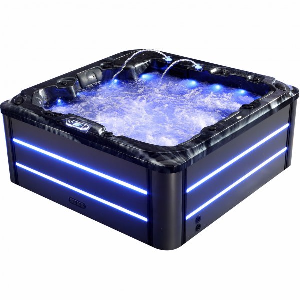 Badestamp Vivid Dreams WiFi - 5-6 personer - Svart utgave Badestamp Vivid Dreams WiFi - 5-6 personer - Svart utgave