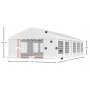 Partytelt Eco 1 i PE - 3 x 11 m