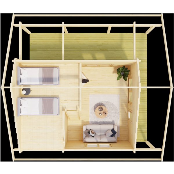 Feriehus Helga B - 26,1 m² Feriehus Helga B - 26,1 m²