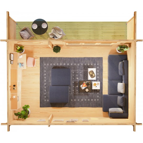 Attefall hus Torvald - 26 m² Attefall hus Torvald - 26 m²