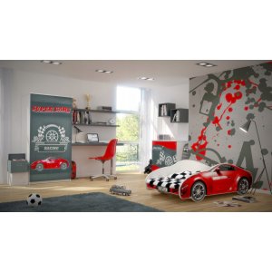 Daytona bilseng 80 x 160 cm - R�d