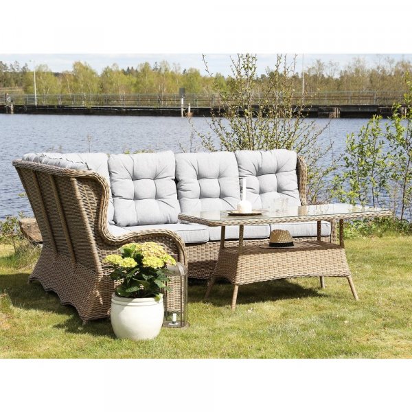 Orleans utemøbelgruppe venstre - Natur Orleans utemøbelgruppe venstre - Natur