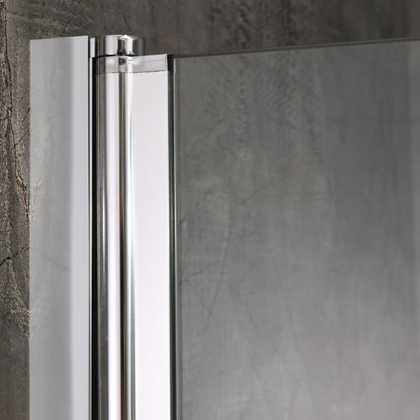 Badekarvegg Novelle - Krom