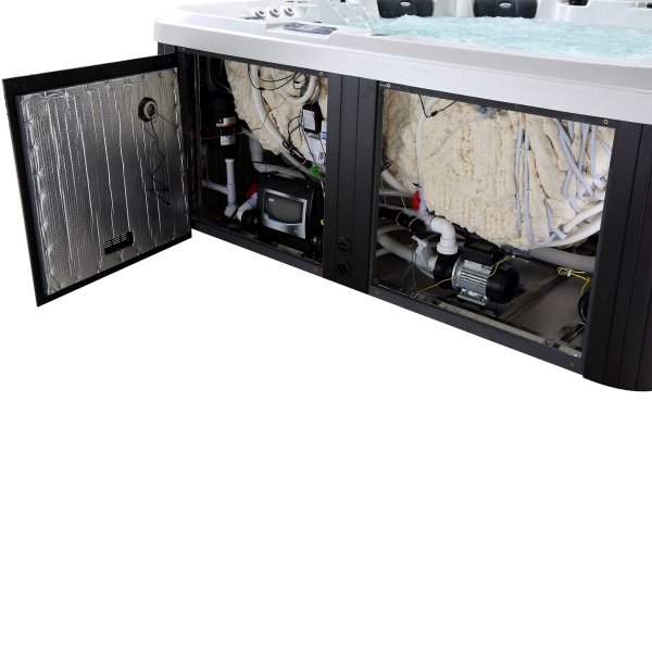 Badestamp Vivid Dreams WiFi - 5-6 personer - Svart utgave Badestamp Vivid Dreams WiFi - 5-6 personer - Svart utgave