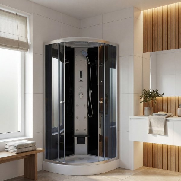 Dusjkabinett 90x90x215 cm | Apollo