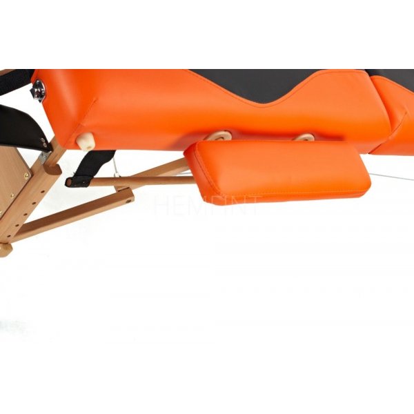 Massasjebenk med treben - 4 soner - Tofarget