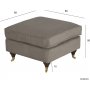 Howard Watford Deluxe fotskammel - gr�